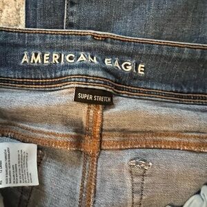 American Eagle Outfitters Super Stretch Blue Jeans